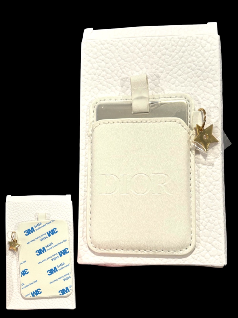 Dior Mirror & Phone Slip / Cardholder - BNIB - Star charm , & Dustbag - Picture 2 of 2